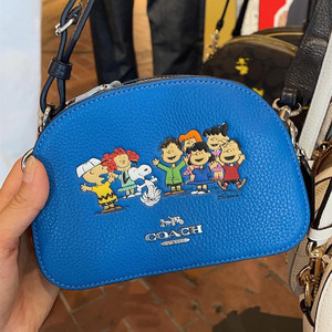 蔻驰coach联名snoopy史努比peanuts美国代购正品迷你serena斜挎包