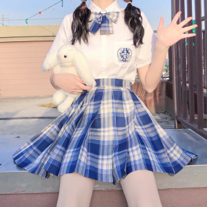 咩嘢jk制服裙正版原创咩野套装夏装短袖旗舰店正品优秀水手服基础