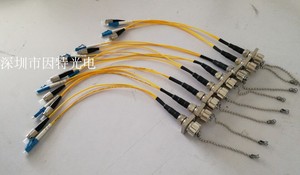 odc光纤连接器4芯2芯0DC野战光缆铠装跳线航空光纤接头演出租屏