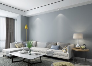 moki/美卡素色壁布客厅电视背景墙墙布现代简约轻奢风风灰色壁纸