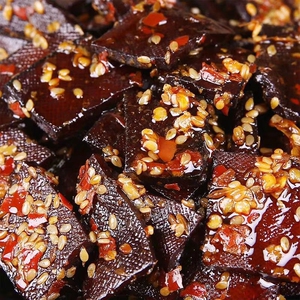 湖南特产常德鸭香十里香辣味散装平江干子 豆干250克 现做先发货