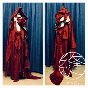 【缝补记】剑侠情缘三剑网三npc红衣教教主阿萨辛cosplay服定制