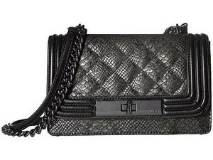 derogation 链条菱格蛇纹斜跨包单肩包