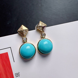 绿松石项链吊坠天然