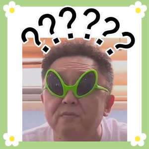 日韩ins可爱绿色外星人眼镜心少女心复古拍照墨镜气氛组蹦迪于谦