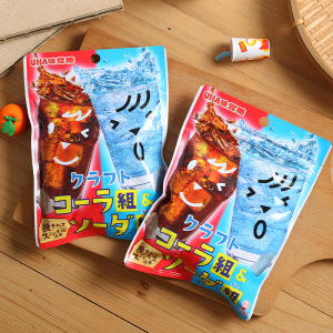日本进口零食品uha/悠哈可乐汽水味软糖88g儿童休闲qq糖味觉糖果