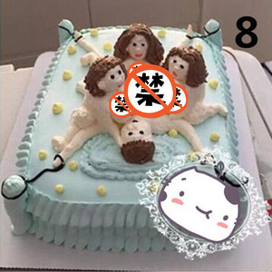 情趣恶搞个性猛男创意生日蛋糕杭州北京上海南京成都重庆同城配送