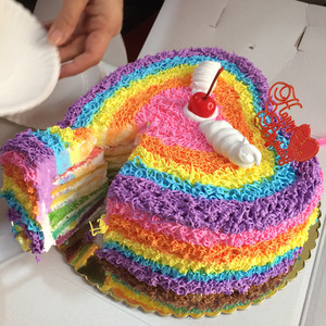 彩虹生日蛋糕北京
