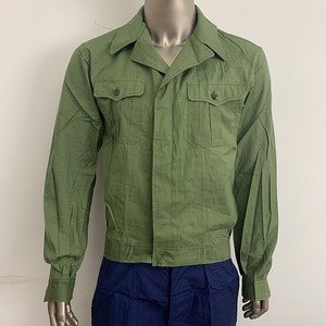 正品59夏飞行布服纯棉工作服套装男透气耐磨上绿下蓝劳保服装男士
