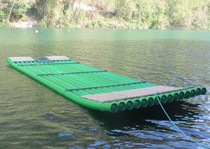 pvc管塑料管小型竹筏竹排船养殖打鱼渔船海钓筏钓船钓鱼塘出海船