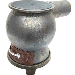 铸铁烧柴炮弹烤火炉取暖炉 养殖专用取暖炉家用取暖烧水做饭农村