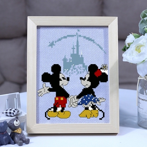 米奇米妮十字绣小件2020新款自己绣手工2019卡通米老鼠简单卧室