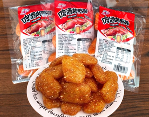 金喜旺啤酒烤鸭味大豆蛋白制品40g*5袋童年怀旧零食辣条小吃包邮