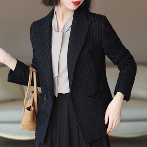 明星同款时尚帅气白色小西装职业气质修身中长外套套装女61人付款868