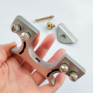 扁皮筋弹弓不锈钢弓头20  30  40弓头配件快压304不锈钢弓头