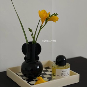 韩国ins新中式简约磨砂质感陶瓷花瓶创意插花客厅软装家居摆饰瓶