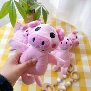 宠物猫狗玩具粉色小猪陪睡小型犬贵宾泰迪比熊约克夏马尔济斯博美