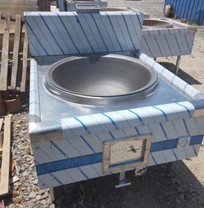 煤炭大锅灶多功能煮淮南牛肉汤炉单县羊肉汤猛火铁大锅商用不锈钢