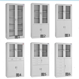 特价文件柜铁皮柜偏三斗内保险办公柜子档案柜资料柜带锁厂家直销