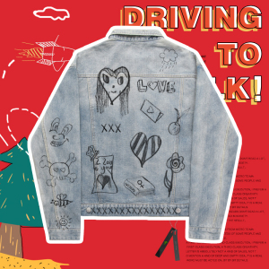 美术生风格衣服牛仔外套个性涂鸦多种图案设计师同款原创男女情侣