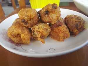 梅州客家特产炸腐卷腐卷炸猪肉卷兴宁黄陂版小吃炸付卷包邮