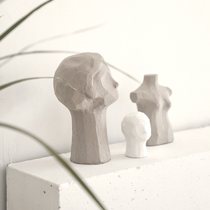 原创人体雕塑石膏像摆件ins风北欧创意家居饰品桌面艺术民宿软装