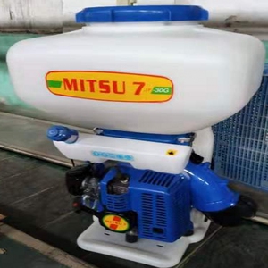 汽油机动力喷粉机#大功率多功能石灰粉草籽种子颗粒化肥喷洒机