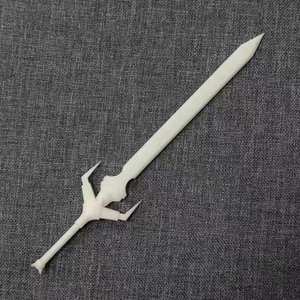 奥米加圣剑 白帝王龙甲兽武器  数码宝贝 frs 3d打印白膜