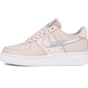 nike air force 1 af1樱花粉彩虹镭射钩空军一号板鞋女cj1646-600