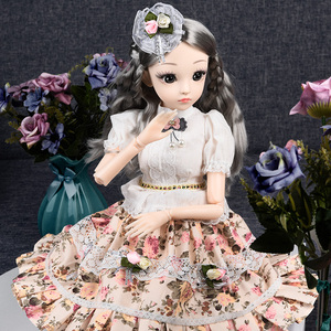 60厘米贝翎芭比娃娃大号超大洋娃娃女孩玩具公主女单个套装大礼盒