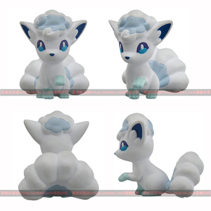 神奇宝贝阿罗拉日月口袋精灵中号 六尾手办公仔