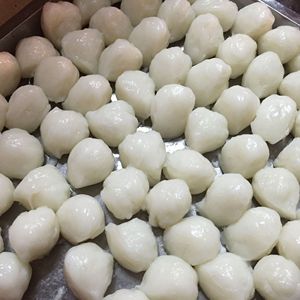 潮汕惠来特产墨鱼丸墨鱼枣纯手墨鱼丸墨鱼枣火锅食材250g三件包邮