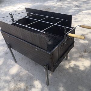 手动电动加厚烤羊腿炉子 商用 烤羊腿烧烤炉 烤羊腿叉子全羊烤炉