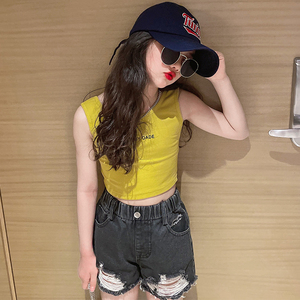 爵士舞小背心儿童