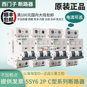 西门子5SJ62-2P断路器5SY 6201 6202 6203 6204-7CC 1A 2A 3A-4A