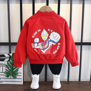 奥特曼风衣外套男童