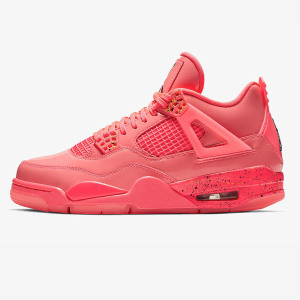 nike/耐克air jordan 4 hot punch aj4漆皮粉篮球鞋 aq9128-600