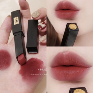 大热门~圣罗兰ysl小黑条口红302赤裸豆沙301/307小金条1966 21 28