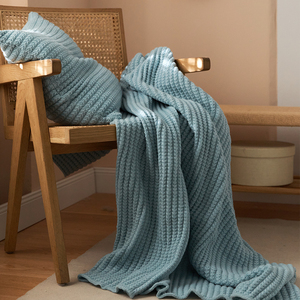 针织毛线同款毯子