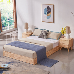 日式榻榻米矮床经济型实木双人床1.8米现代简约无床头酒店床架