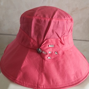 Samii萨米女士夏天苎麻遮阳盆帽防紫外线可折叠百搭小圆帽太阳帽