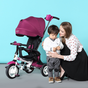 小虎子儿童三轮车折叠1-3-6岁婴儿手推车小孩自行车宝宝脚踏