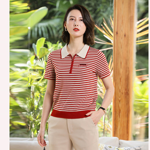 00tb1012909_2012淘宝丝衣菲919839女装2022夏新款百搭通勤套头翻领