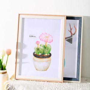 006人付款淘宝实木画框原木尺寸定制现代简约油画国画相框定做胡桃