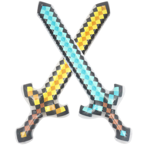 大号充气玩具 棒槌 充气像素宝剑兵器吹气刀活动道具儿童玩具包邮