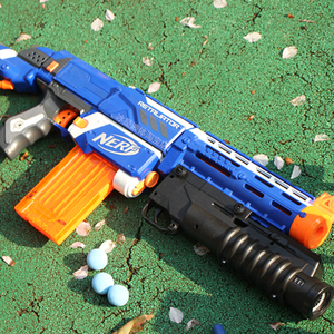 m203 软弹发射器 mk17下挂 eva海绵软弹 手动单发 ner 榴弹玩具枪