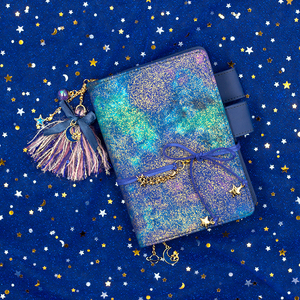 墨下原创【星空】小清新韩国手帐本简约记事本a6方