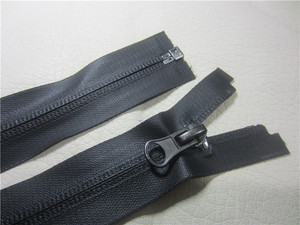 ycc7号尼龙反装防水拉链 开尾拉链 黑色 冲锋衣拉链 品牌拉链现货