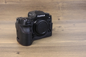 Fujifilm/富士XH2S数码相机包皮套 真皮底座半套 头层牛皮保护套