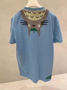 正品代购 loewe/罗意威 21早春新款 龙猫合作款 圆领多色短袖t恤